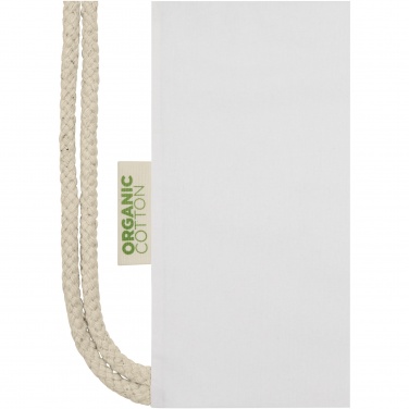 Logo trade promotional products picture of: Orissa 140 g/m² organic cotton drawstring bag 5L