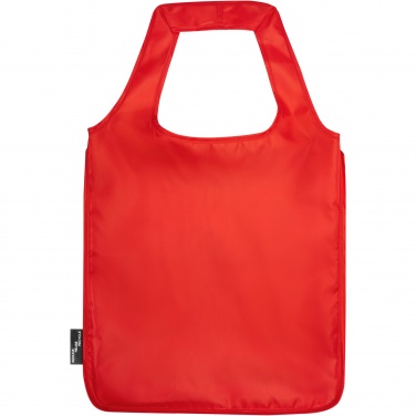 Logo trade promotional giveaway photo of: Ash RPET large foldable tote bag 14L