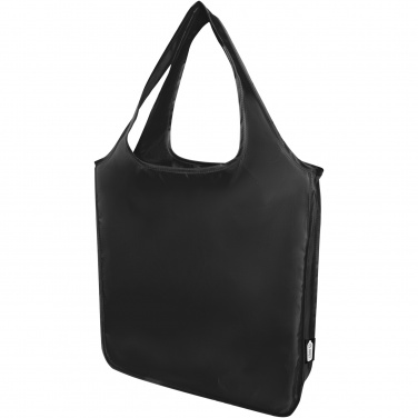 Logo trade promotional giveaways image of: Ash RPET large foldable tote bag 14L