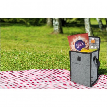Logo trade corporate gifts picture of: Reclaim 4-can GRS RPET cooler bag 5L