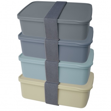 Logo trade advertising product photo of: Dovi recycled plastic lunch box
