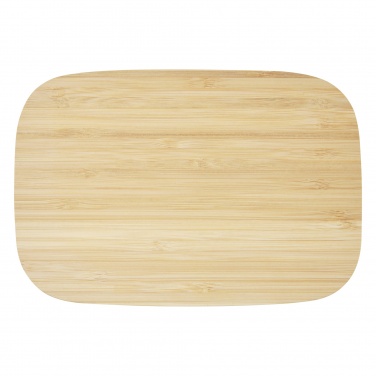Logo trade advertising product photo of: Tite stainless steel lunch box with bamboo lid