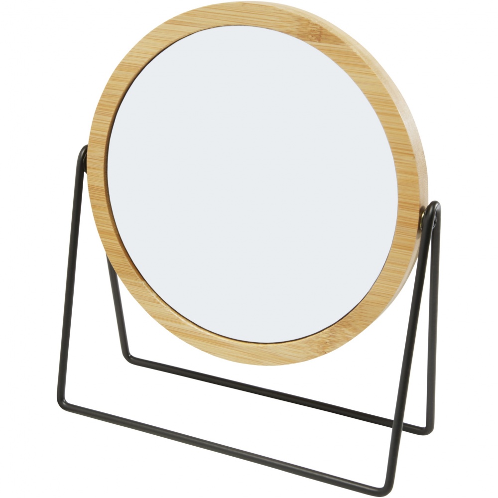 Logo trade promotional gifts image of: Hyrra bamboo standing mirror