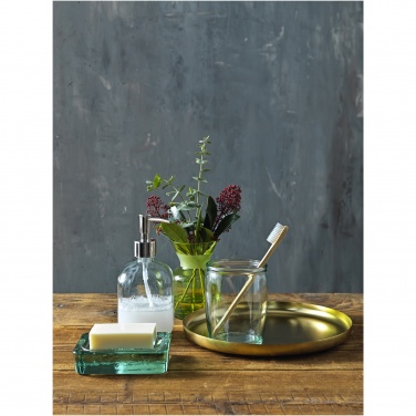 Logotrade promotional merchandise image of: Jabony 3-piece recycled glass bathroom set