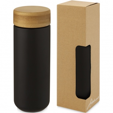 Logo trade promotional products image of: Lumi 300 ml ceramic tumbler with bamboo lid