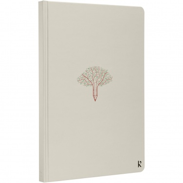 Logo trade promotional items picture of: Karst® A5 stone paper hardcover notebook - lined