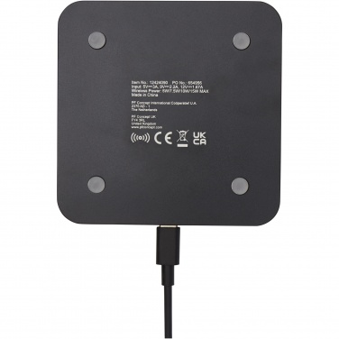 Logotrade promotional item picture of: Hybrid 15W premium wireless charging pad