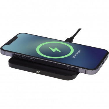 Logo trade promotional giveaways image of: Hybrid 15W premium wireless charging pad