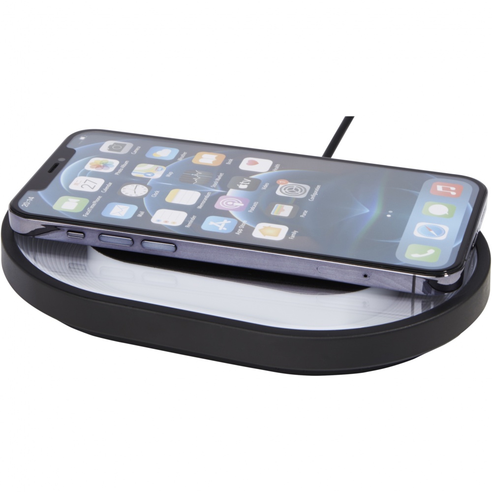 Logotrade promotional products photo of: Ray wireless charging pad with RGB mood light