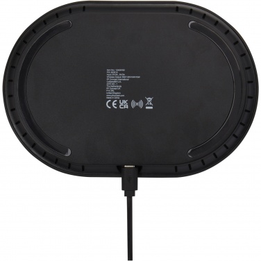 Logo trade promotional merchandise photo of: Ray wireless charging pad with RGB mood light