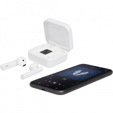 Logo trade business gift photo of: Tayo solar charging TWS earbuds 