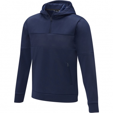 Logo trade promotional gifts picture of: Sayan men's half zip anorak hooded sweater