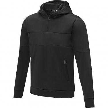 Logo trade promotional gifts picture of: Sayan men's half zip anorak hooded sweater