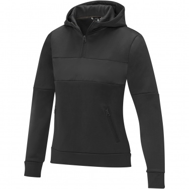 Logotrade business gifts photo of: Sayan women's half zip anorak hooded sweater
