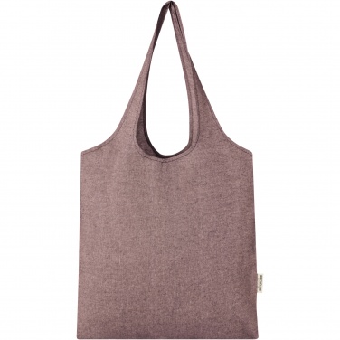Logo trade corporate gifts image of: Pheebs 150 g/m² recycled cotton trendy tote bag 7L
