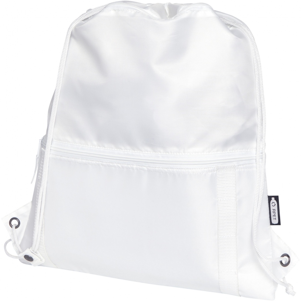 Logo trade promotional merchandise photo of: Adventure recycled insulated drawstring bag 9L