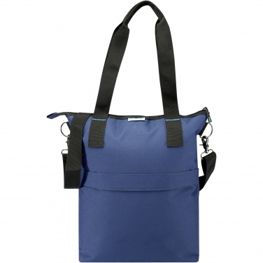 Logotrade advertising products photo of: REPREVE® Our Ocean™ 15" GRS RPET laptop tote bag 12L