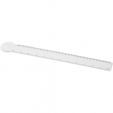 Logo trade promotional products picture of: Tait 30cm circle-shaped recycled plastic ruler