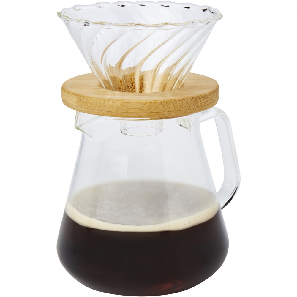 Logo trade promotional merchandise picture of: Geis 500 ml glass coffee maker