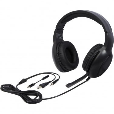 Logo trade promotional merchandise image of: Gleam gaming headphones