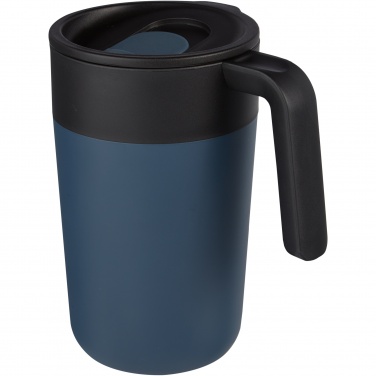 Logo trade business gifts image of: Nordia 400 ml double-wall recycled mug
