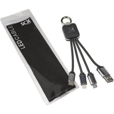 Logo trade corporate gifts image of: SCX.design C15 quatro light-up cable