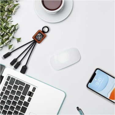 Logo trade business gifts image of: SCX.design C19 wooden easy to use cable