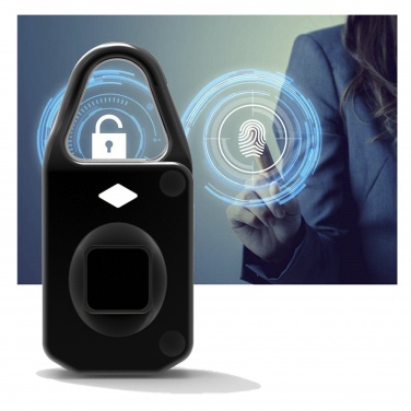 Logo trade promotional products image of: SCX.design T10 fingerprint padlock