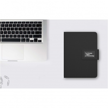 Logotrade promotional items photo of: SCX.design O16 A5 light-up notebook power bank