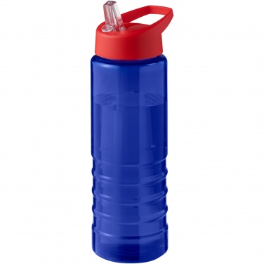 Logo trade promotional merchandise image of: H2O Active® Eco Treble 750 ml spout lid sport bottle 