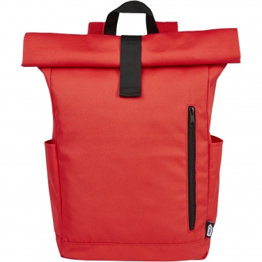 Logotrade promotional giveaway picture of: Byron 15.6" GRS RPET roll-top backpack 18L