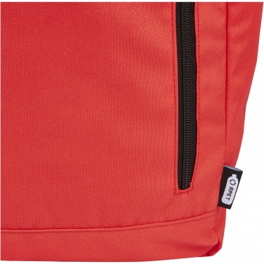Logo trade promotional giveaways image of: Byron 15.6" GRS RPET roll-top backpack 18L
