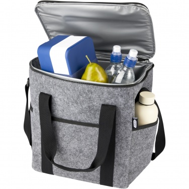 Logotrade promotional product image of: Felta GRS recycled felt bottle cooler bag 21L