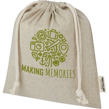 Logotrade corporate gift picture of: Pheebs 150 g/m² GRS recycled cotton gift bag medium 1.5L