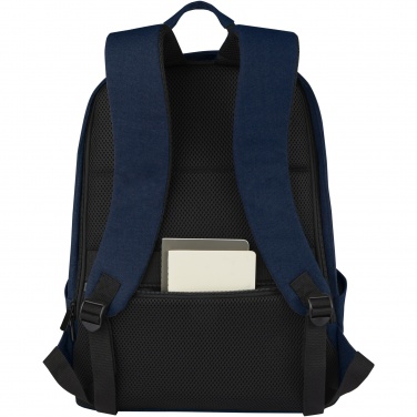 Logo trade promotional giveaways picture of: Joey 15.6" GRS recycled canvas anti-theft laptop backpack 18L