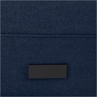 Logo trade promotional merchandise photo of: Joey 15” GRS recycled canvas rolltop laptop backpack 15L