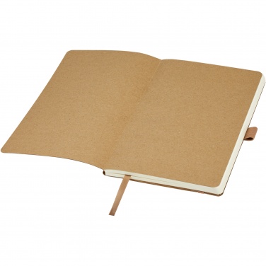 Logo trade promotional items image of: Kilau recycled leather notebook 