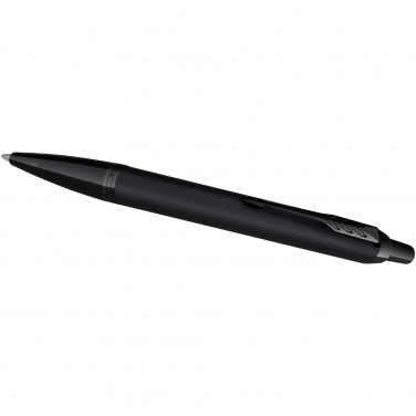 Logotrade promotional item picture of: Parker IM achromatic ballpoint and rollerball pen set with gift box