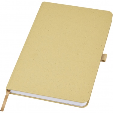 Logo trade advertising products image of: Fabianna crush paper hard cover notebook