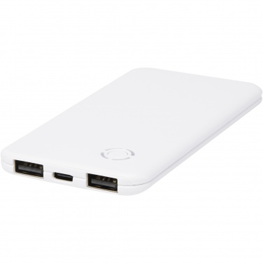 Logo trade advertising product photo of: Slender 4000 mAh slim dual power bank