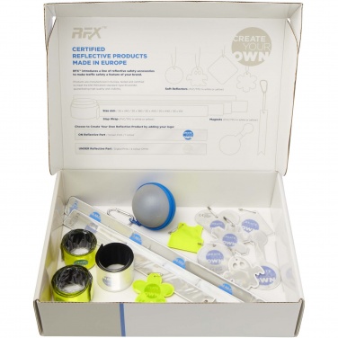 Logotrade promotional gift picture of: Reflective products sample box