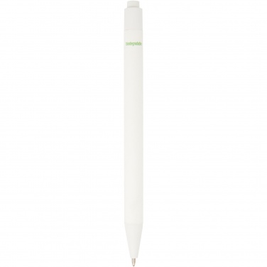 Logo trade advertising products image of: Chartik monochromatic recycled paper ballpoint pen with matte finish