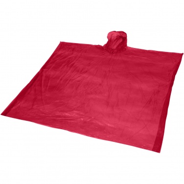 Logotrade advertising product picture of: Mayan recycled plastic disposable rain poncho with storage pouch