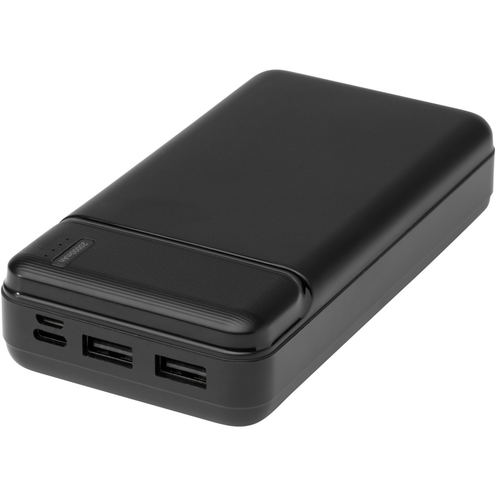 Logo trade promotional giveaways picture of: Loop 20.000 mAh recycled plastic power bank 