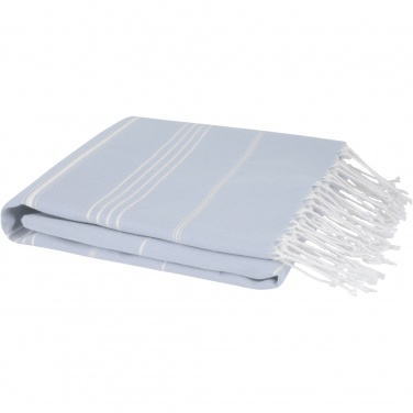 Logo trade business gifts image of: Anna 150 g/m² hammam cotton towel 100x180 cm