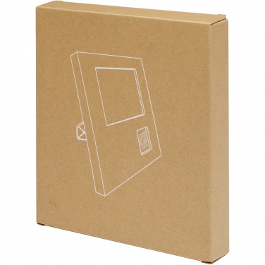 Logo trade promotional merchandise image of: Sasa bamboo photo frame with thermometer