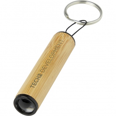 Logotrade corporate gifts photo of: Cane bamboo key ring with light