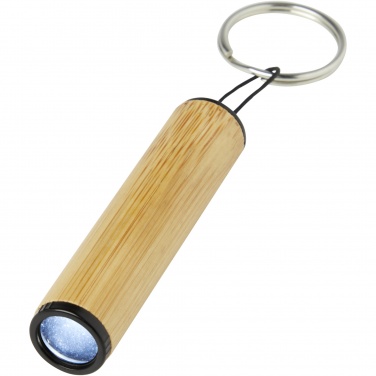 Logotrade promotional merchandise picture of: Cane bamboo key ring with light