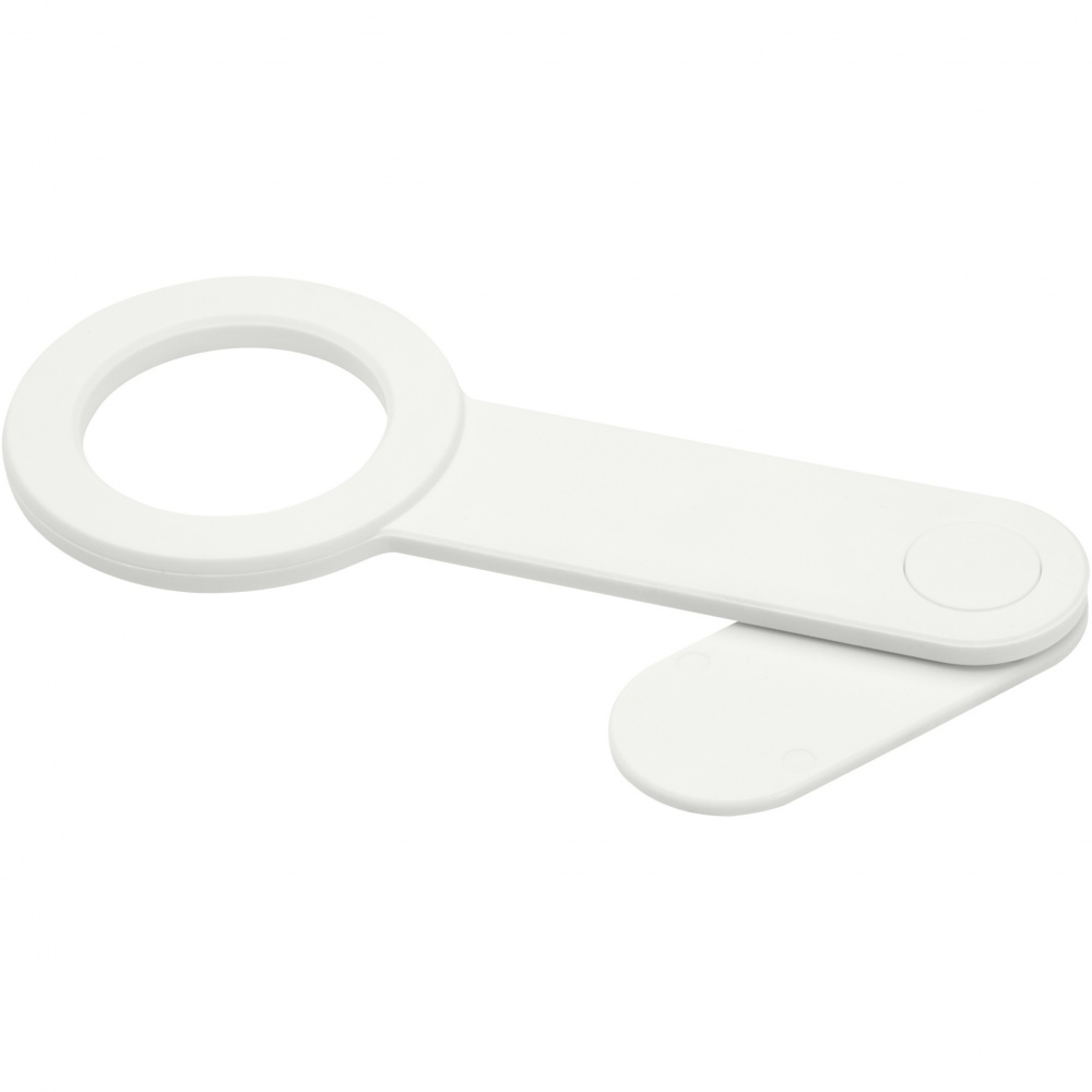 Logo trade business gifts image of: Hook recycled plastic desktop phone holder