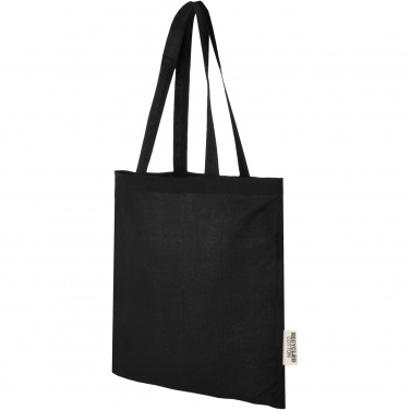 Logotrade promotional product picture of: Madras 140 g/m2 GRS recycled cotton tote bag 7L